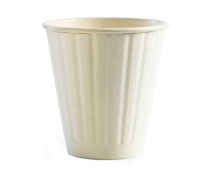8oz Coffee Cups Leaf (80mm) Single Wall - BioPak