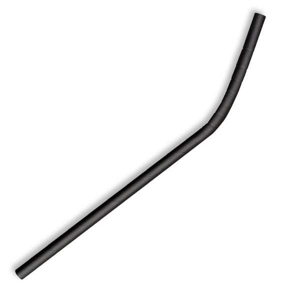 Paper Straws Regular BioStraw Black 6mm - BioPak
