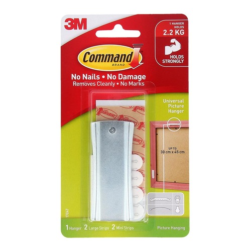 Command Picture Hanger 17047 Large Metal Universal