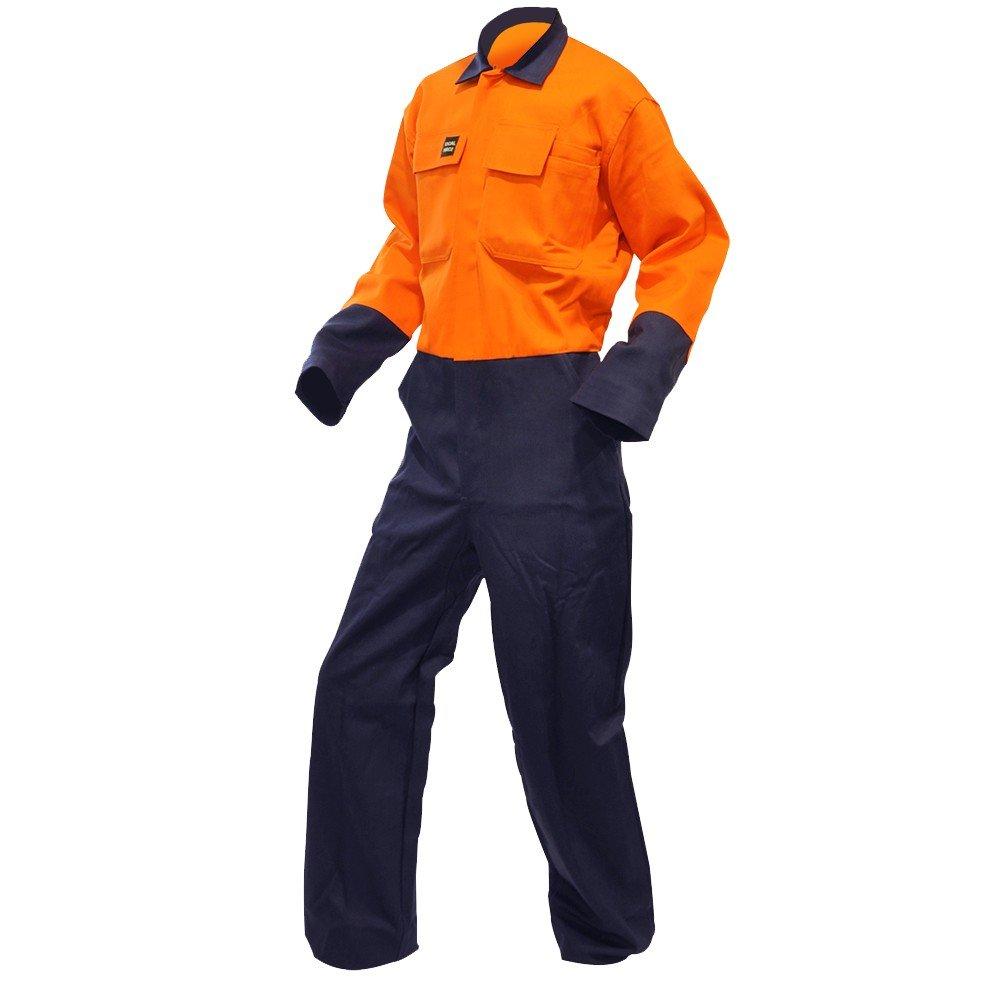 Fr Overall, 320Gsm, Orange/Navy, Do.12 Cal-Size 8