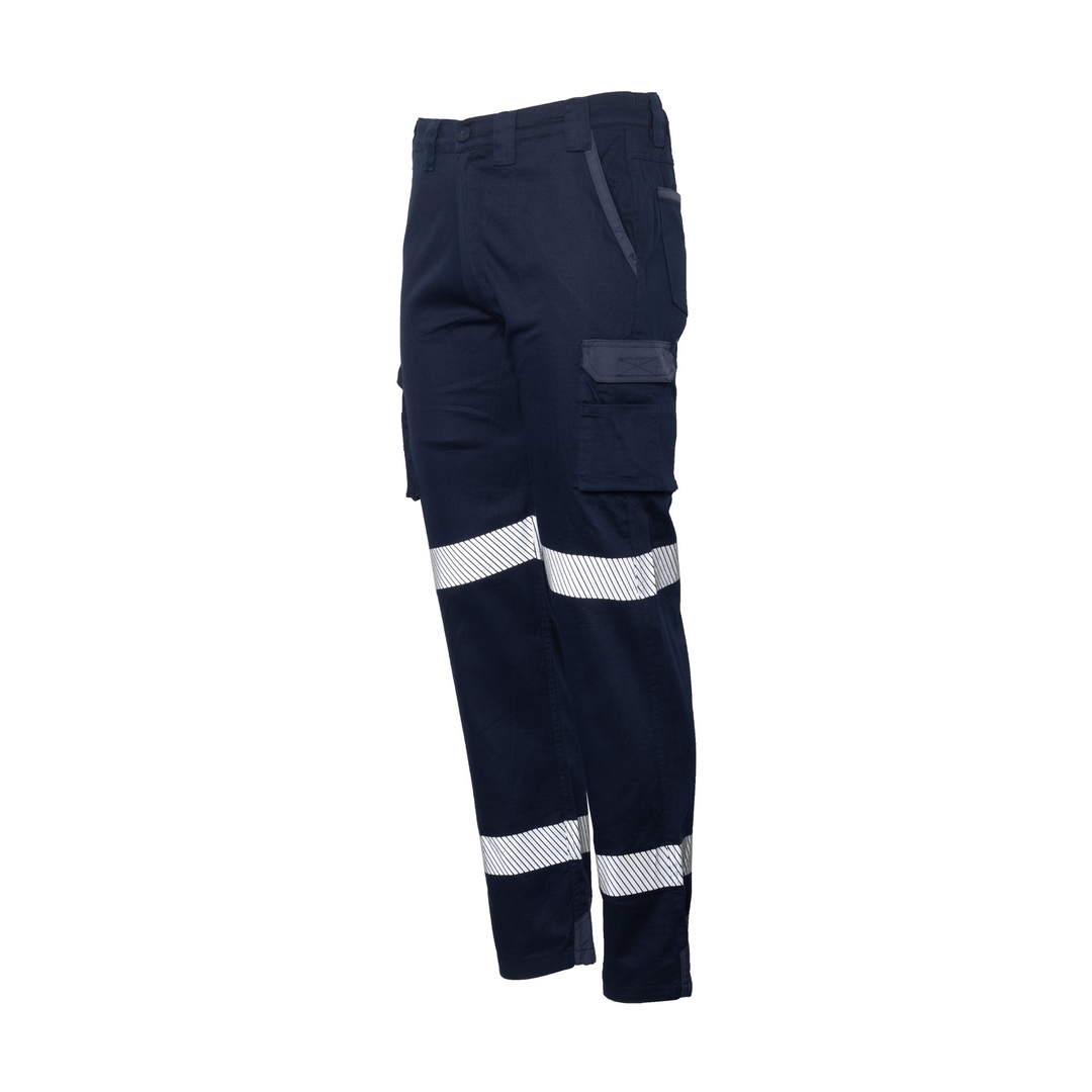 220Gsm Light Cargo Trousers, Ripstop, Navy With Ta-Size 82