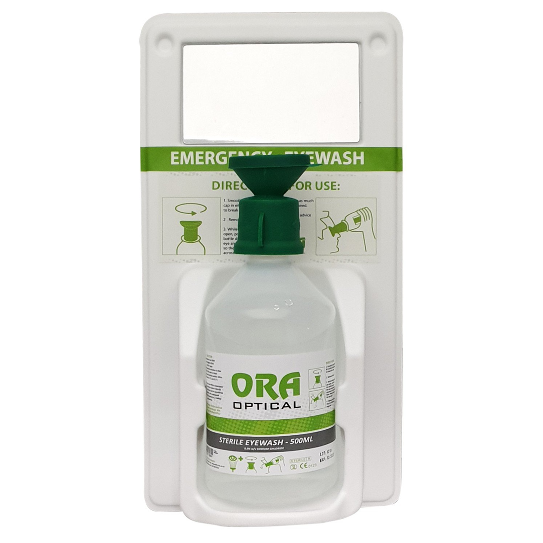 Ora Wall Mounted Eyewash With 1 500Ml Bottle