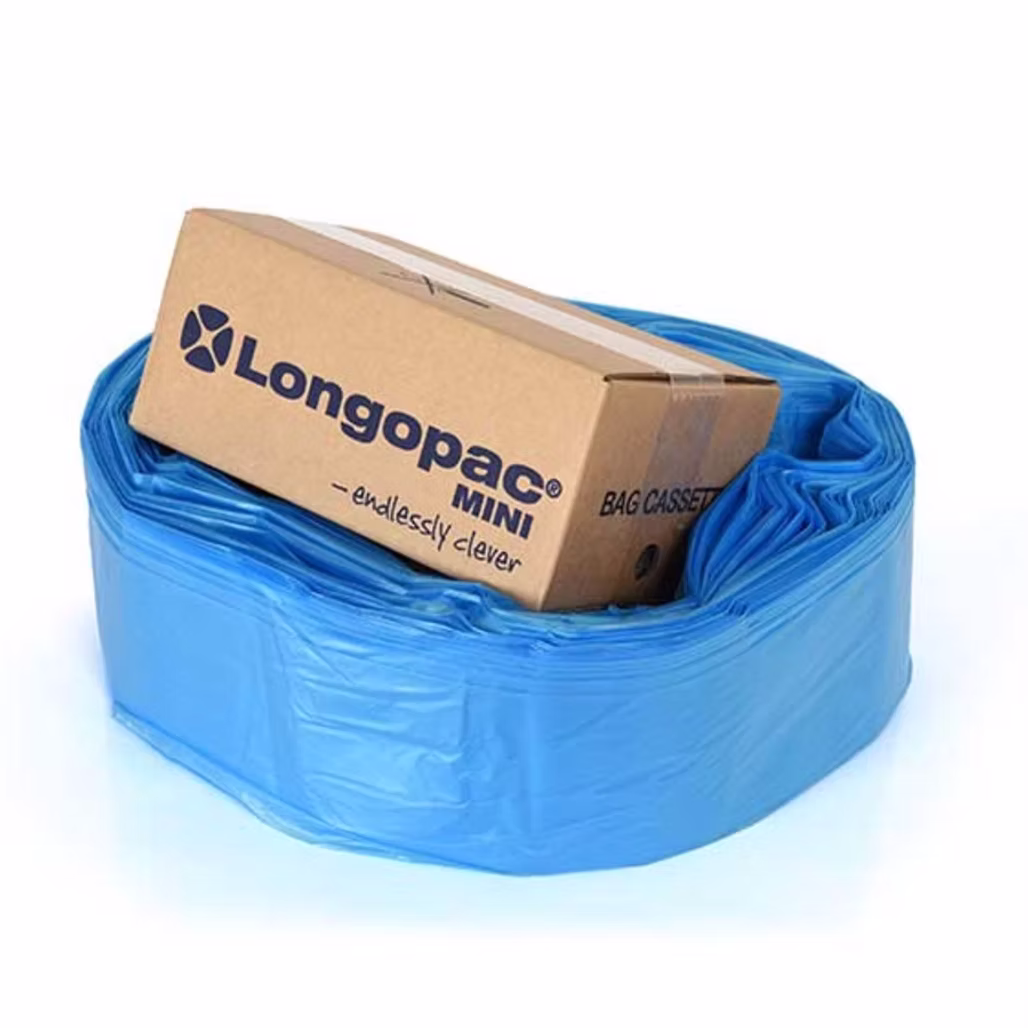 Longopac Mini Waste Bags - Blue (paper/glass)