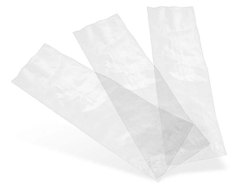 Bag barrier clear wood pulp – 07 x 21cm x 30mu Pack 100 - Vegware