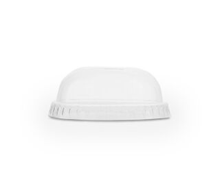 Cold Cup PLA Dome Lid with Straw Slot 76mm, Carton 1000 - Vegware