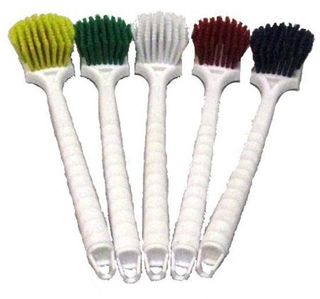 Gong brush - Long handle RED