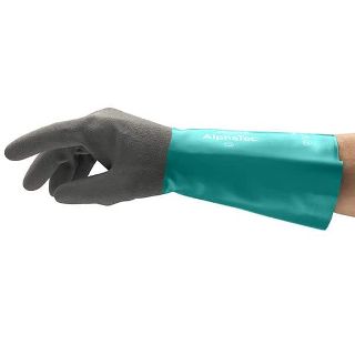 Ansell AlphaTec 58-535B Nitrile Chemical Gloves – Comfortable with Strong Grip - M