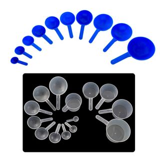 Plastic Scoop 94/95ml Blue (55D x 45H x 90L)mm